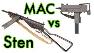 Sten MkII vs Ingram M109 w John Keene [upl. by Blackington596]