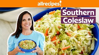 How to Make Southern Coleslaw  Get Cookin  Allrecipescom [upl. by Naesyar]