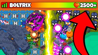 So I got over 2500 LIVES in a RANKED match Bloons TD Battles 2 [upl. by Yhtnomit]