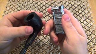 Lighter Review  Xikar Pipeline Flint Lighter Butane Pipe Lighter [upl. by Hitt969]