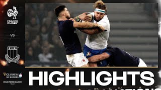 HIGHLIGHTS  🇫🇷 FRANCE V ITALY 🇮🇹  2024 GUINNESS MENS SIX NATIONS RUGBY [upl. by Filmer]