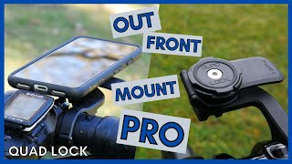 Out Front Mount Pro Quad Lock FULL REVIEW [upl. by Hakim]