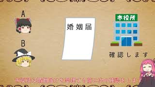 民法を１条から順に解説するよ！ 第７４０条 婚姻の届出の受理 【民法改正対応】【ゆっくり・VOICEROID解説】 [upl. by Per]