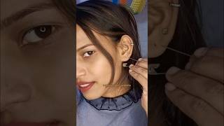 Safety pin hack safty pin wale earing earing short yt [upl. by Ociredef740]