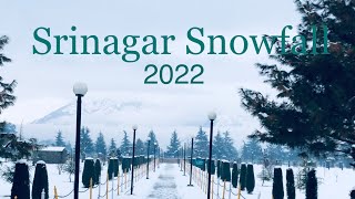 Quick Tour of NIT Srinagar  Kashmir University  ForeShore Road in Winter Snowfall 8 Jan 2022 [upl. by Ause591]