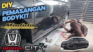 DIY PEMASANGAN BODYKIT MODULO HONDA CITY GN2 SEDAN 2024  JIMAT BANYAK WEI [upl. by Weinstein]