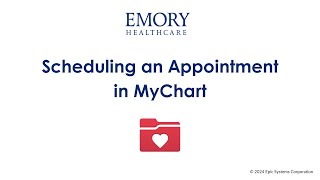 Scheduling an Appointment in MyChart [upl. by Lorelle]