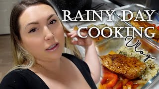 Rainy Day Staying Home amp Cooking for a Week  VLOG  Dossier [upl. by Gnil]