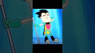 Robin Takes off his Mask  youtubeshorts explorepage robin teentitansgo dccomics dc [upl. by Novyad]