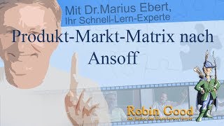 ProduktMarktMatrix nach Ansoff [upl. by Bolten808]