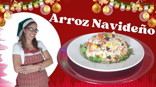 Como hacer ARROZ NAVIDEÑO [upl. by Nnelg831]