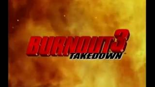 Xbox Introduction du jeu quotBurnout 3  Takedownquot de Criterion Studios 2004 [upl. by Murrell]