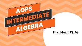 AOPS Intermediate Algebra Problem17 14Infinity Sum 한글 해설 [upl. by Nehtanoj]