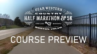 Gear Western Course Preview halfmarathon 5k runminneapolis [upl. by Kelton948]