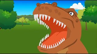 TRex Song for Kids 🦖🎶  Learn Dinosaur Sounds amp Dance [upl. by Darcie480]