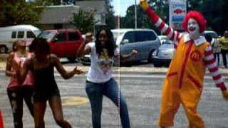 EPIC Teach Me how to Dougie with Ronald McDonald MUST SEE [upl. by Annil468]