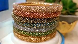 multicoloured Gold bangels 22 karat [upl. by Yaniv]