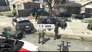 GTA 5 CONSOLE RP FULL CLIP TRYING TO BE A COP GONE WRONG [upl. by Clein]