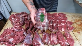 How To Butcher A Deer At Home TheScottReaProject [upl. by Delmore]