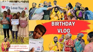 BIRTHDAY VLOG anaparthi mrvinnu birthday trending viralvideo yt socialservice help youtube [upl. by Lexy763]