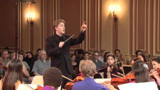 Joshua Weilerstein 11 conducts NECLO [upl. by Aihseyt]