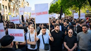 Abermals Hunderte bei IslamistenDemo in Hamburg [upl. by Iraj]