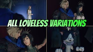 All Differences in Aeriths Song 【No Promises to Keep】 Loveless Concert Final Fantasy 7 Rebirth [upl. by Hort578]