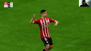 Athletic Bilbao vs My reactions and comments gameplay EA Sports FC 24 [upl. by Okikuy]