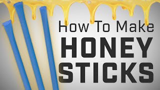 How To Make Honey Sticks Straws [upl. by Hanover]