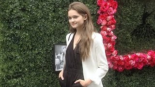 Ciara Bravo  7th Annual Women of Excellence Scholarship Luncheon Pink Carpet [upl. by Ayrb514]