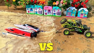 RC Boat vs RC Car  Remote Control Car  High Speed RC Cars [upl. by Eckart934]