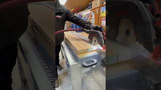 Mafell K65 18M bl battery 🔋 circular saw cutting 36 mm oak and is full of power 🔥 [upl. by Sherman]