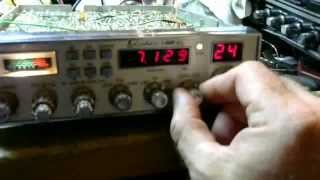 40 meter band conversion to Cobra 148F CB Radio [upl. by Tharp713]