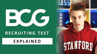 BCG Test Example Solved  Boston Consulting Group Sample Recruiting GMATlike Test [upl. by Tracay627]