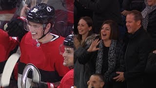 Drake Batherson scores first NHL goal [upl. by Krantz412]