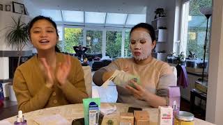 Trying the 10Steps Korean Skin CarePart2KoreanSkin CareHavingaGoodTimewithFriendsNot Sponsored [upl. by Yruj]