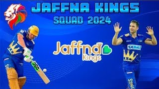 Jaffna Kings🦁 Squad for LPL 2024 Jaffna Kings Squad 2024 [upl. by Fennie]