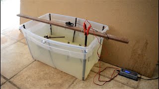 Rust Removal with DIY Electrolysis Tank [upl. by Adamsen]