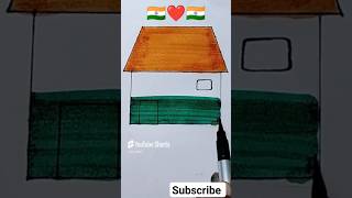 Independence day drawing l shortsfeed reelsvideo india uttarakhand foryou fireefire art [upl. by Lunt199]