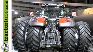 Agritechnica 2013 Massey Ferguson stellt die neue 8700er Serie auf der Messe vor [upl. by Solhcin840]