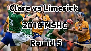 Clare vs Limerick 2018 Munster Hurling Championship Round Robin Full Match [upl. by Daffi]