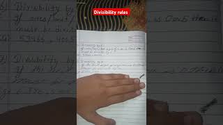 Divisibility rules l mathematics Divisibility rules [upl. by Reeve369]