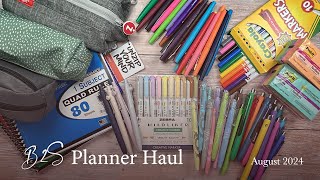 Back to School Planner Haul  August 2024 [upl. by Bernete]