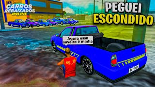 CARROS REBAIXADOS ONLINE  RUBEI A SAVEIRO DA PRF NA BASE DELES ESCONDIDO E CHAMEI NA FUGA [upl. by Undine826]