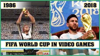 FIFA WORLD CUP video games evolution 1986  2018 [upl. by Mars482]