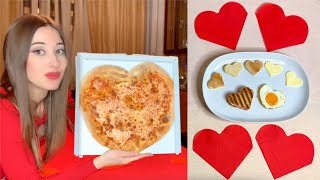 I ONLY ATE HEART SHAPED FOOD FOR 24 HOURS  Valentina Lattanzio [upl. by Heti]