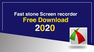 How to download and install fast stone capture free screen recorder 2020 [upl. by Elocal]