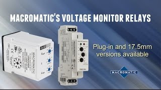 Macromatics Voltage Monitor Relays [upl. by Secunda]