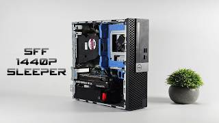 We Built A SFF 1440P Sleeper Gaming PC And Its Pretty Sweet [upl. by Cutlor]