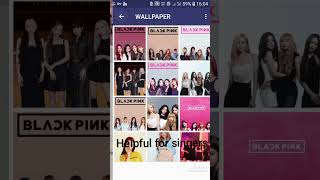 Blackpink song lyrics app review [upl. by Tanhya137]